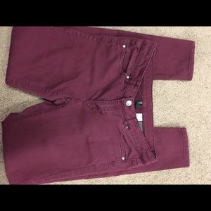 Hollister maroon jeans